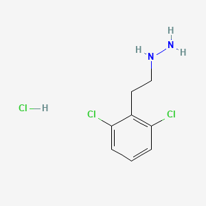 [2-(2,6-Dichloro-phenyl)-ethyl]-hydrazine hydrochloride