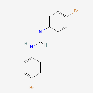 molecular formula C13H10Br2N2 B3336559 N,N'-bis-(4-Bromophenyl)formamidine CAS No. 30881-03-9