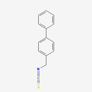 molecular formula C14H11NS B3336564 4-Phenylbenzyl isothiocyanate CAS No. 31162-25-1