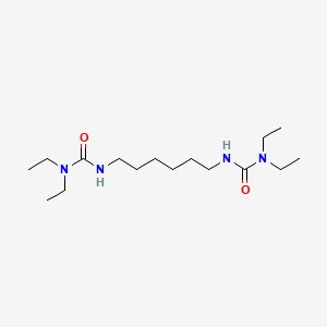 molecular formula C16H34N4O2 B3336584 3-[6-(Diethylcarbamoylamino)hexyl]-1,1-diethylurea CAS No. 31563-40-3