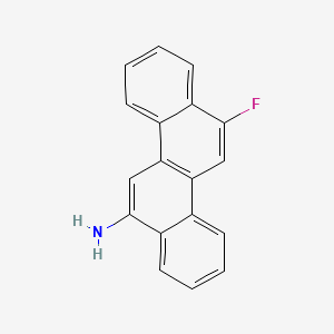 molecular formula C18H12FN B3336603 12-Fluorochrysen-6-amine CAS No. 32622-58-5