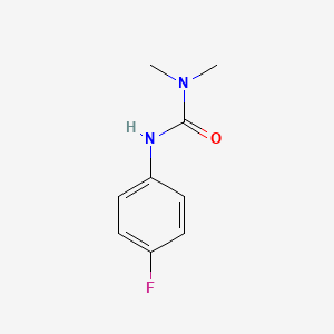 molecular formula C9H11FN2O B3336628 Urea, 1,1-dimethyl-3-(p-fluorophenyl)- CAS No. 332-33-2