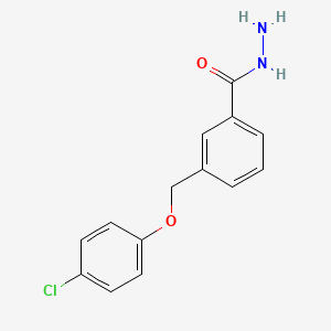3-[(4-Chlorophenoxy)methyl]benzohydrazide