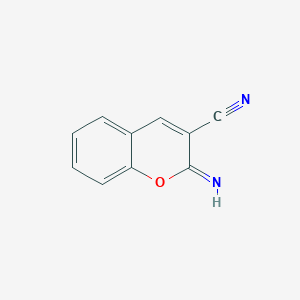 molecular formula C10H6N2O B3336761 2-亚氨基色满-3-腈 CAS No. 36937-71-0