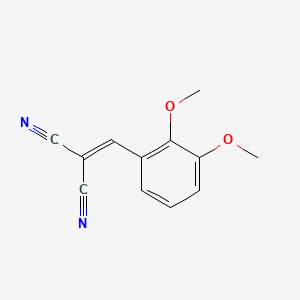 molecular formula C12H10N2O2 B3336768 Malononitrile, (2,3-dimethoxybenzylidene)- CAS No. 36937-95-8