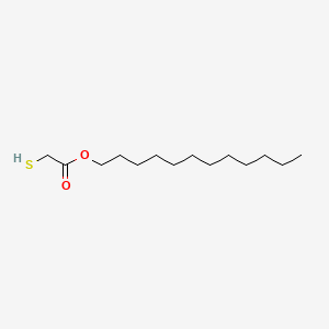 molecular formula C14H28O2S B3336779 Acetic acid, mercapto-, dodecyl ester CAS No. 3746-39-2