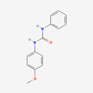 molecular formula C14H14N2O2 B3336787 1-(4-Methoxyphenyl)-3-phenylurea CAS No. 3746-53-0