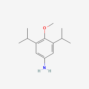 molecular formula C13H21NO B3336816 3,5-Diisopropyl-4-methoxy-phenylamine CAS No. 3883-87-2