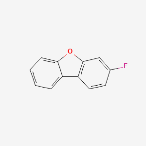 molecular formula C12H7FO B3336828 3-Fluorodibenzofuran CAS No. 391-54-8