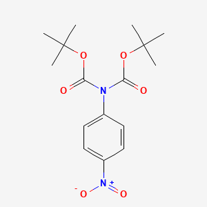 molecular formula C16H22N2O6 B3336860 N,N-DI-Boc-4-nitroaniline CAS No. 395639-03-9