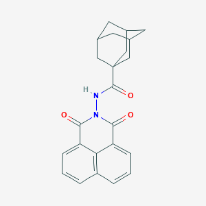 molecular formula C23H22N2O3 B333687 N-(1,3-dioxo-1H-benzo[de]isoquinolin-2(3H)-yl)-1-adamantanecarboxamide 