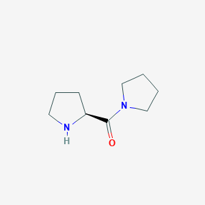 molecular formula C9H16N2O B3336897 (S)-pyrrolidin-1-yl(pyrrolidin-2-yl)methanone CAS No. 41721-00-0