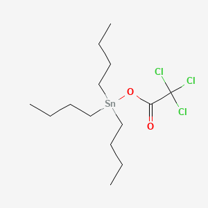 molecular formula C14H27Cl3O2Sn B3336917 Tributyl(trichloroacetoxy)stannane CAS No. 4342-33-0