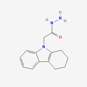 molecular formula C14H17N3O B3336930 2-(1,2,3,4-tetrahydro-9H-carbazol-9-yl)acetohydrazide CAS No. 438219-61-5
