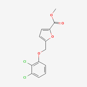 molecular formula C13H10Cl2O4 B3336956 Methyl 5-[(2,3-dichlorophenoxy)methyl]furan-2-carboxylate CAS No. 438222-05-0