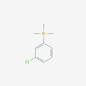 molecular formula C9H13ClSi B3336965 (3-Chlorophenyl)trimethylsilane CAS No. 4405-42-9