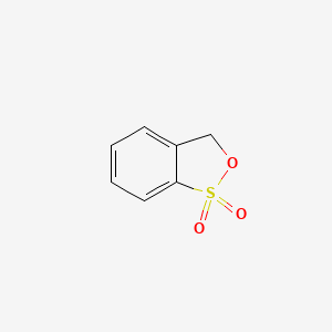 molecular formula C7H6O3S B3336967 3H-2,1-Benzoxathiole 1,1-dioxide CAS No. 4430-23-3