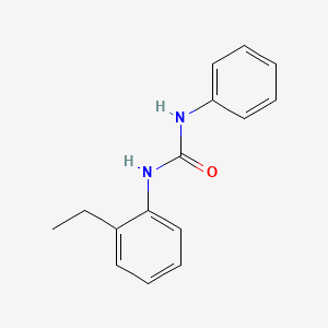 molecular formula C15H16N2O B3336974 1-(2-乙基苯基)-3-苯基脲 CAS No. 4575-37-5