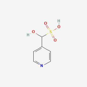 molecular formula C6H7NO4S B3337005 alpha-Hydroxypyridine-4-methanesulphonic acid CAS No. 4872-28-0