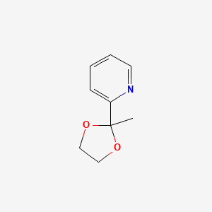 2-(2-Methyl-1,3-dioxolan-2-yl)pyridine