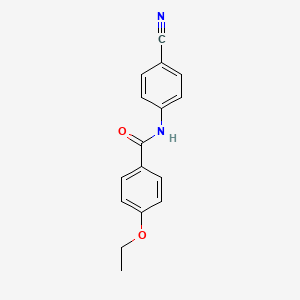molecular formula C16H14N2O2 B3337033 N-(4-cyanophenyl)-4-ethoxybenzamide CAS No. 50286-54-9