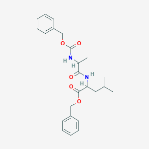 molecular formula C24H30N2O5 B3337044 Benzyl N-[(benzyloxy)carbonyl]alanylleucinate CAS No. 51021-85-3