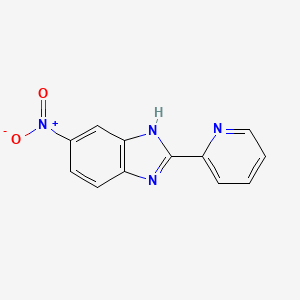 5-Nitro-2-(2-pyridinyl)-1H-benzimidazole