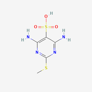 5-Pyrimidinesulfonic acid, 4,6-diamino-2-methylthio-