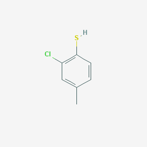 molecular formula C7H7ClS B3337120 2-Chloro-4-methylbenzenethiol CAS No. 5375-97-3