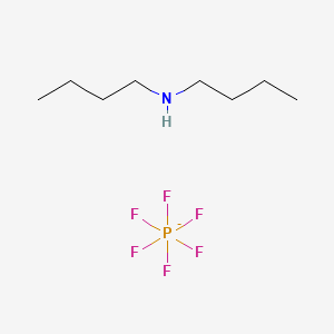 molecular formula C8H19F6NP- B3337127 DIBUTYLAMINE, compd. with HEXAFLUOROPHOSPHATE CAS No. 53770-27-7