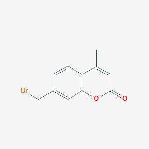 molecular formula C11H9BrO2 B3337135 7-Bromomethyl-4-methyl-chromen-2-one CAS No. 53878-05-0
