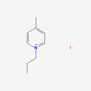 molecular formula C9H14IN B3337153 4-Methyl-1-propylpyridin-1-ium iodide CAS No. 54342-55-1