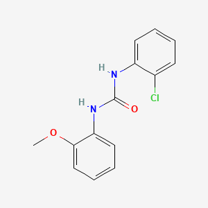 molecular formula C14H13ClN2O2 B3337166 1-(2-Chlorophenyl)-3-(2-methoxyphenyl)urea CAS No. 54964-89-5