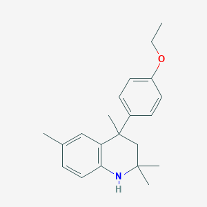 molecular formula C21H27NO B333717 4-(4-Ethoxyphenyl)-2,2,4,6-tetramethyl-1,2,3,4-tetrahydroquinoline 