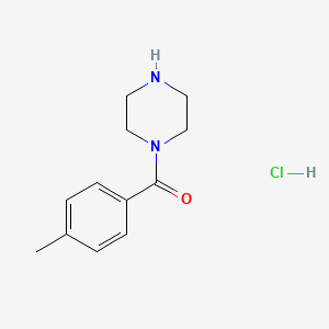 molecular formula C12H17ClN2O B3337191 1-(4-Methylbenzoyl)piperazine hydrochloride CAS No. 57238-83-2