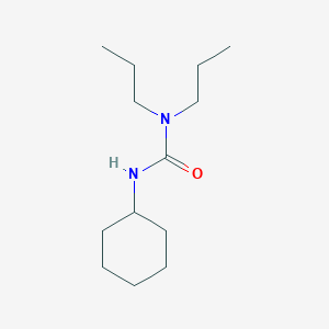 molecular formula C13H26N2O B3337207 3-Cyclohexyl-1,1-dipropylurea CAS No. 57883-80-4