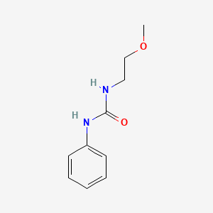 molecular formula C10H14N2O2 B3337233 1-(2-Methoxyethyl)-3-phenylurea CAS No. 59758-96-2