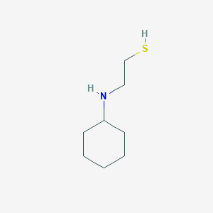 molecular formula C8H17NS B3337234 2-(环己基氨基)乙硫醇 CAS No. 5977-96-8