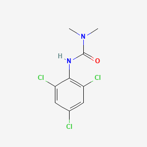 molecular formula C9H9Cl3N2O B3337250 Urea, 1,1-dimethyl-3-(2,4,6-trichlorophenyl)- CAS No. 60006-07-7
