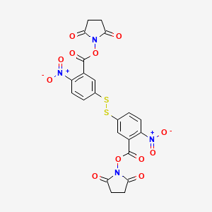 molecular formula C22H14N4O12S2 B3337256 3,3'-Dithiobis[6-nitrobenzoic acid] bis(succinimide) ester CAS No. 60129-38-6