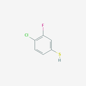 molecular formula C6H4ClFS B3337272 4-Chloro-3-fluorobenzenethiol CAS No. 60811-22-5
