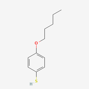 molecular formula C11H16OS B3337301 4-Pentyloxybenzenethiol CAS No. 61519-09-3