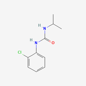 molecular formula C10H13ClN2O B3337332 Urea, N-(2-chlorophenyl)-N'-(1-methylethyl)- CAS No. 62635-47-6