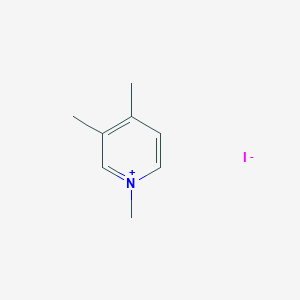 molecular formula C8H12IN B3337366 1,3,4-Trimethyl-pyridinium iodide CAS No. 6283-41-6