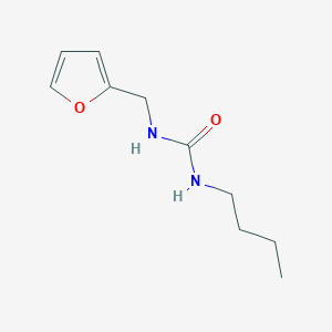 molecular formula C10H16N2O2 B3337374 1-Butyl-3-(furan-2-ylmethyl)urea CAS No. 6298-26-6