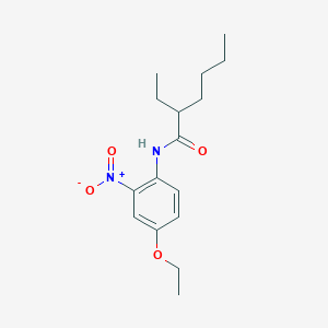 molecular formula C16H24N2O4 B333738 N-(4-ethoxy-2-nitrophenyl)-2-ethylhexanamide 