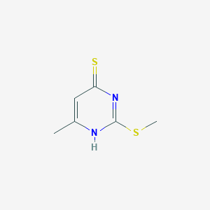 molecular formula C6H8N2S2 B3337384 6-Methyl-2-(methylthio)-4-pyrimidinethiol CAS No. 6310-04-9