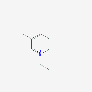molecular formula C9H14IN B3337402 1-Ethyl-3,4-dimethylpyridin-1-ium iodide CAS No. 6328-84-3