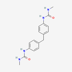 molecular formula C17H20N4O2 B3337426 4,4'-亚甲基双(1-甲基-3-苯基脲) CAS No. 63761-07-9
