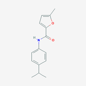 molecular formula C15H17NO2 B333747 N-(4-isopropylphenyl)-5-methyl-2-furamide 